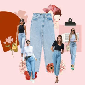 jeans mom mujer outfit